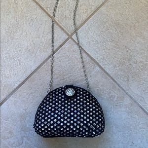 rhinestone clutch bag